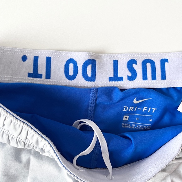 Nike Flex Essential Dri-Fit Athletic Shorts Spandex Lined Grey Blue Medi… - Picture 6 of 8